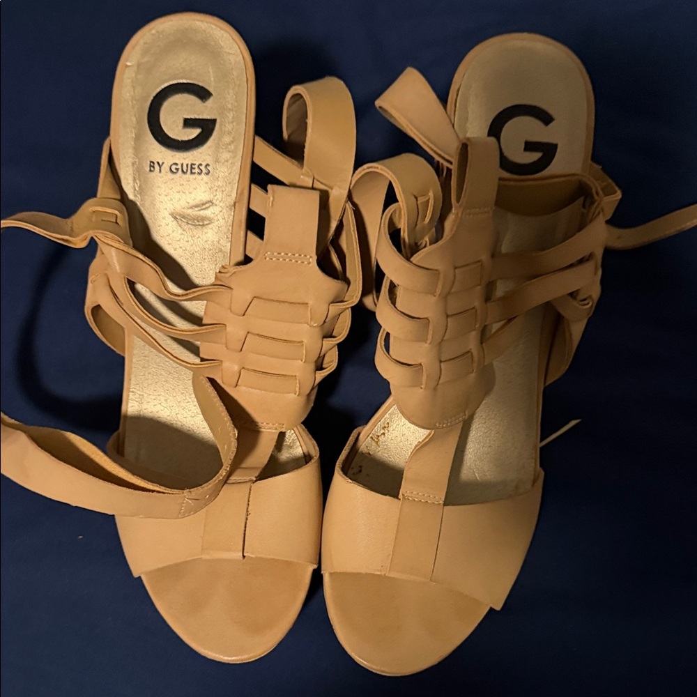 Guess Women's Tan Heels